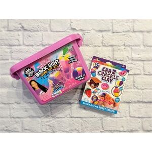 NIB Compound Kings black light slime kit + Cra-Z-Art crackle clay